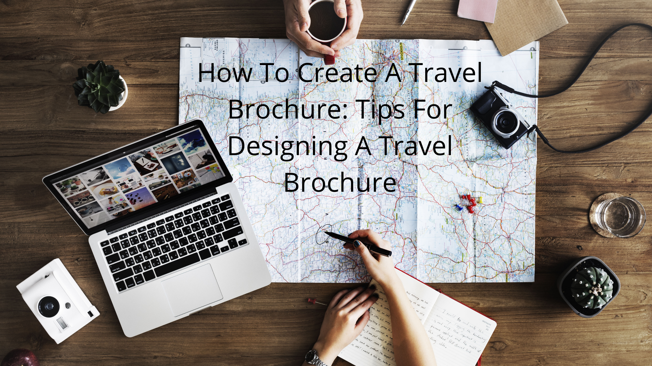 how to make a travel brochure on paper